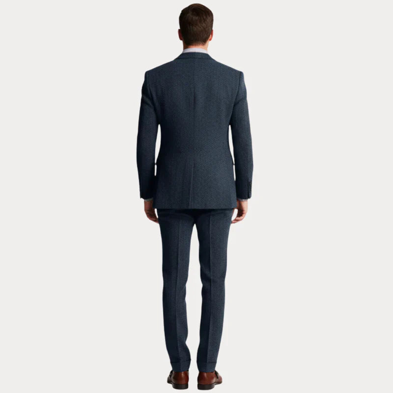 Traje clásico de hombre de tres piezas a medida