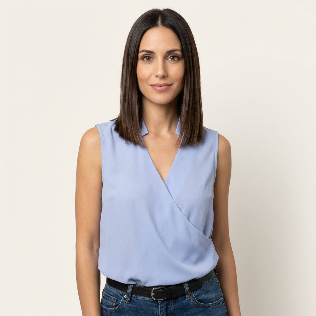 Top Verano Cuello V